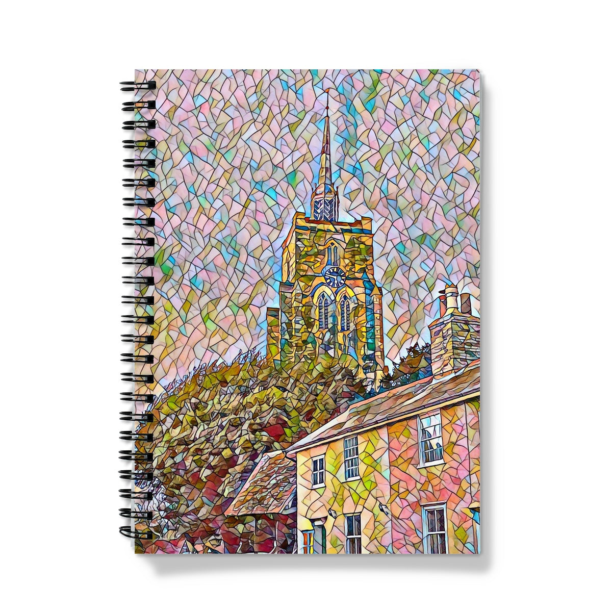 St Mary's from Mill Street - Mosaic Notebook