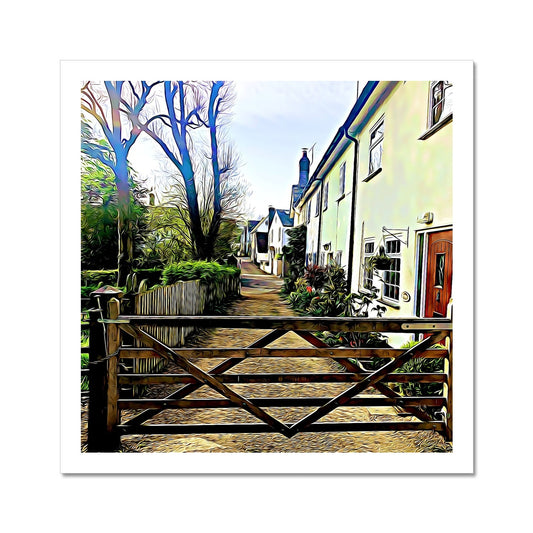 Church Path - Illustrated Fine Art Print