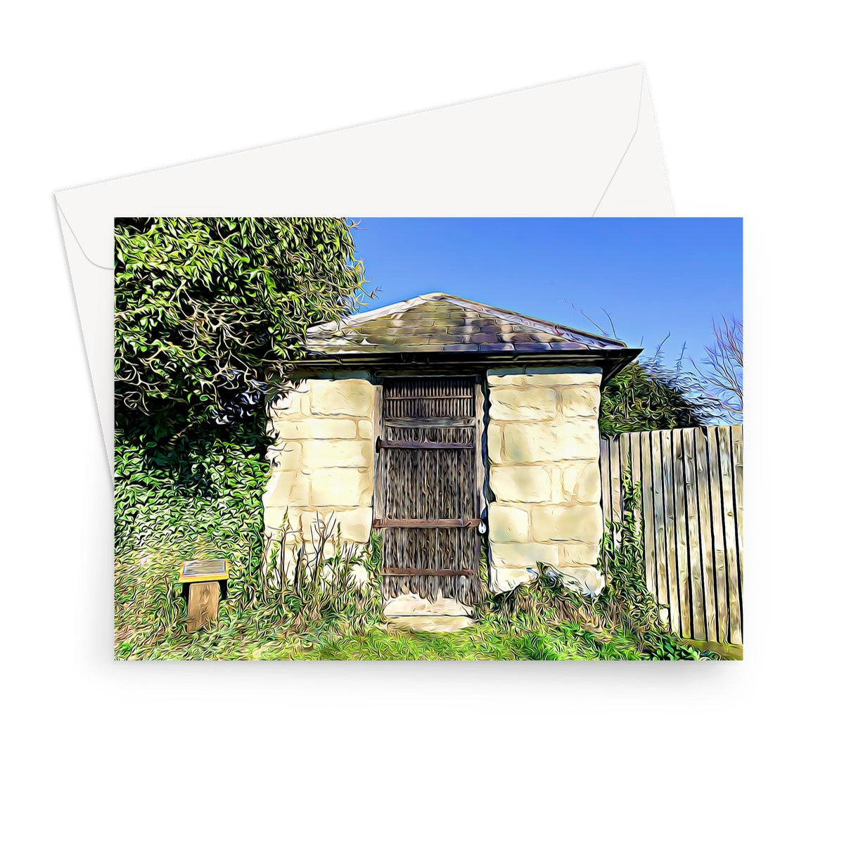 The Lock Up - Illustrated Greeting Card