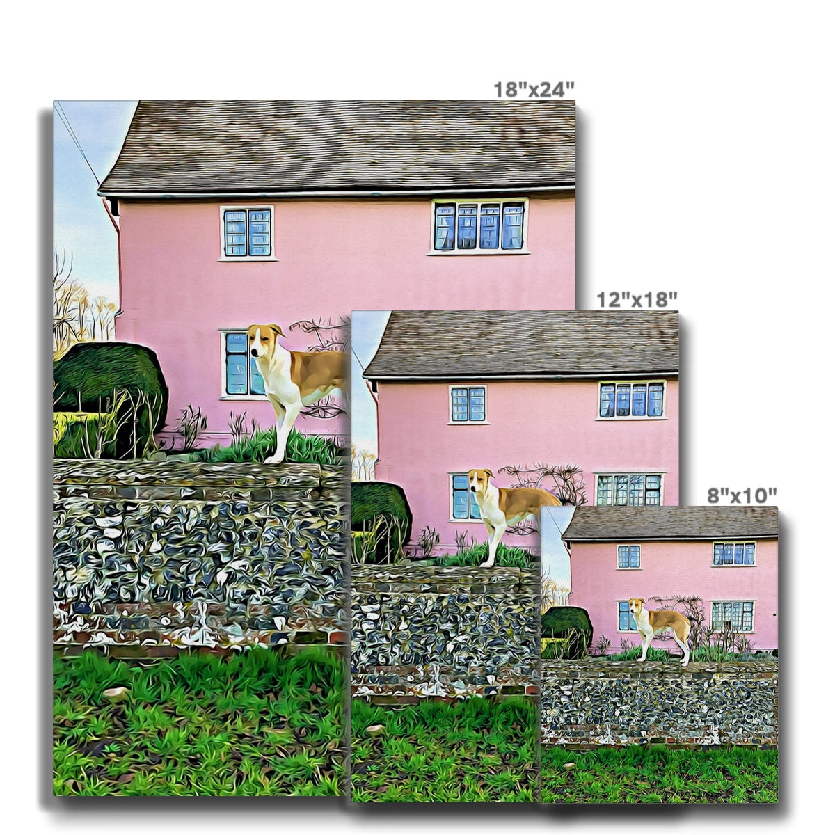 Gardiners Lane - Illustrated Canvas