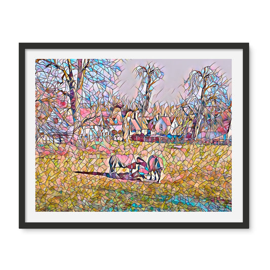 Mill Street Neighbours - Mosaic Framed Photo Tile