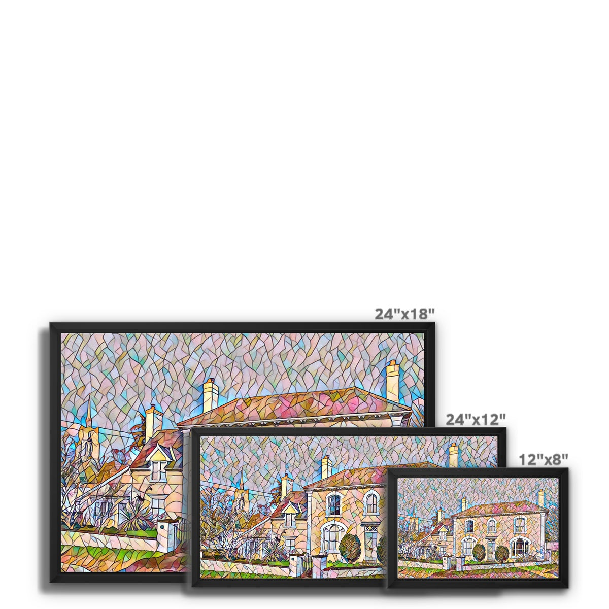 Hodwell - Mosaic Framed Canvas