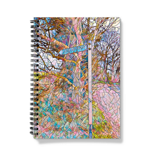 Loves Lane Footpath - Mosaic Notebook