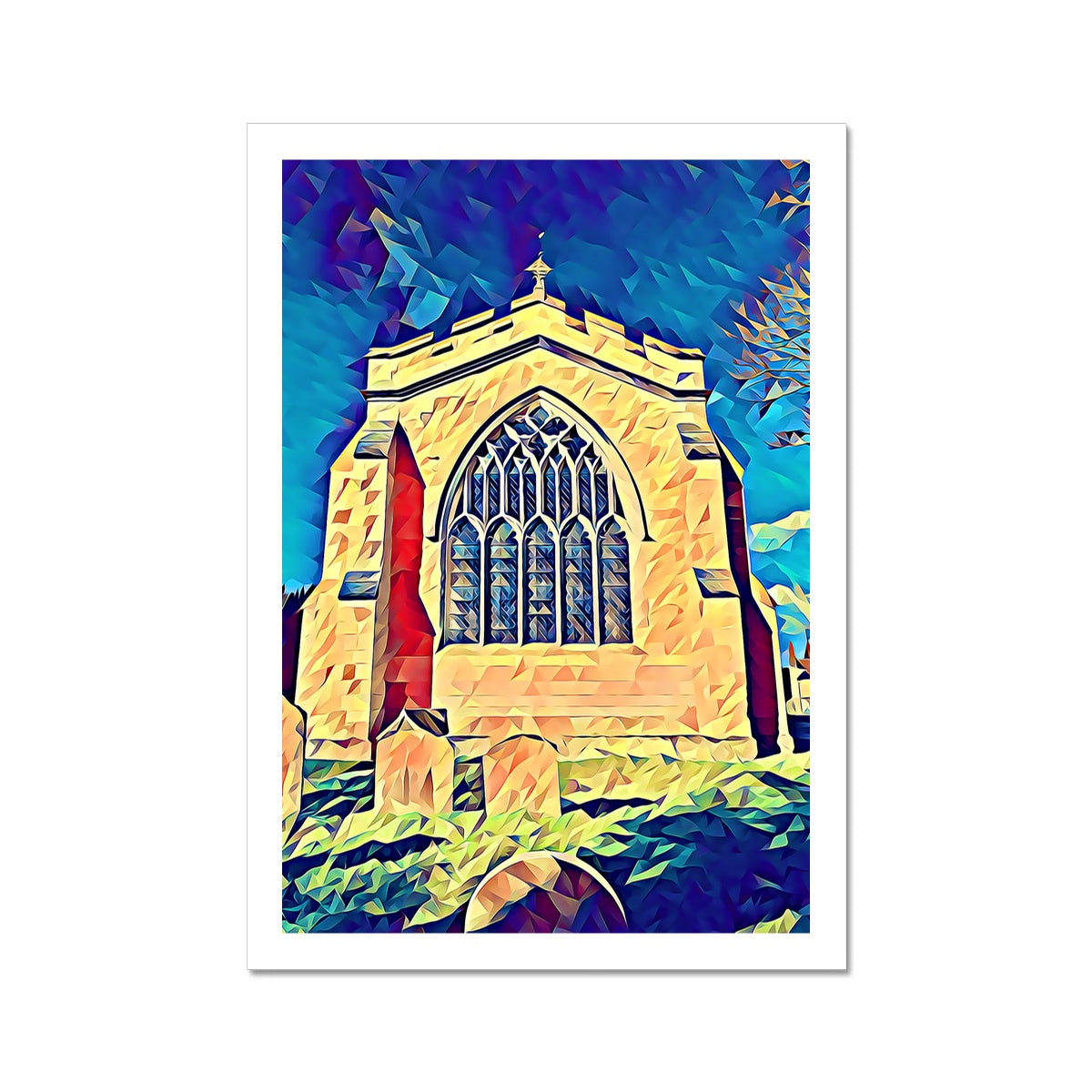 St Mary's East Face - Poly Art Fine Art Print