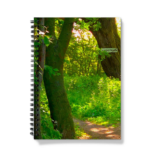 Gladed Footpath - Oil Notebook