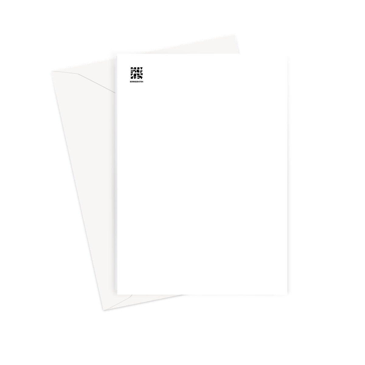 Jooie Parting the Way - Black & White Greeting Card