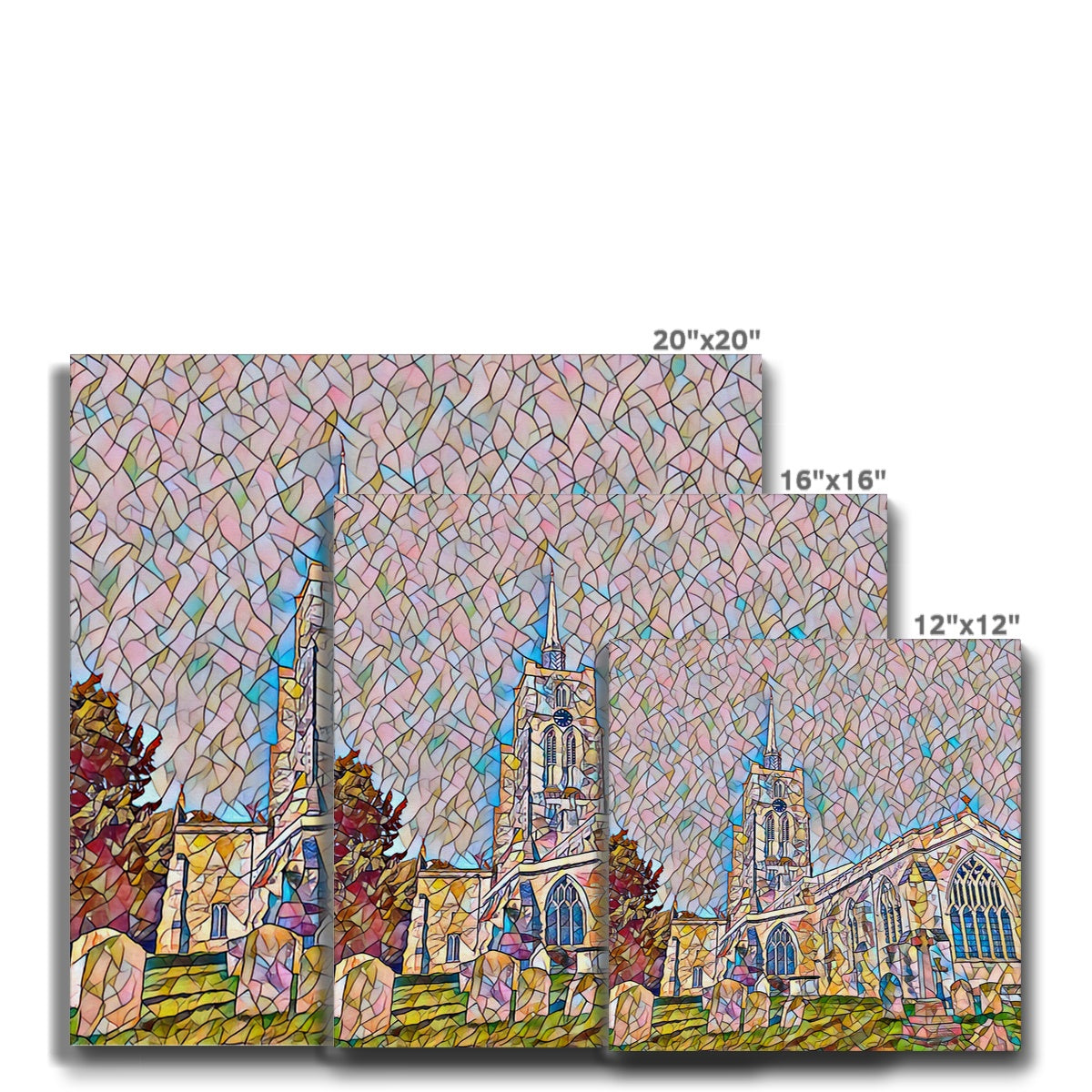 St Mary's Graveyard - Mosaic Canvas