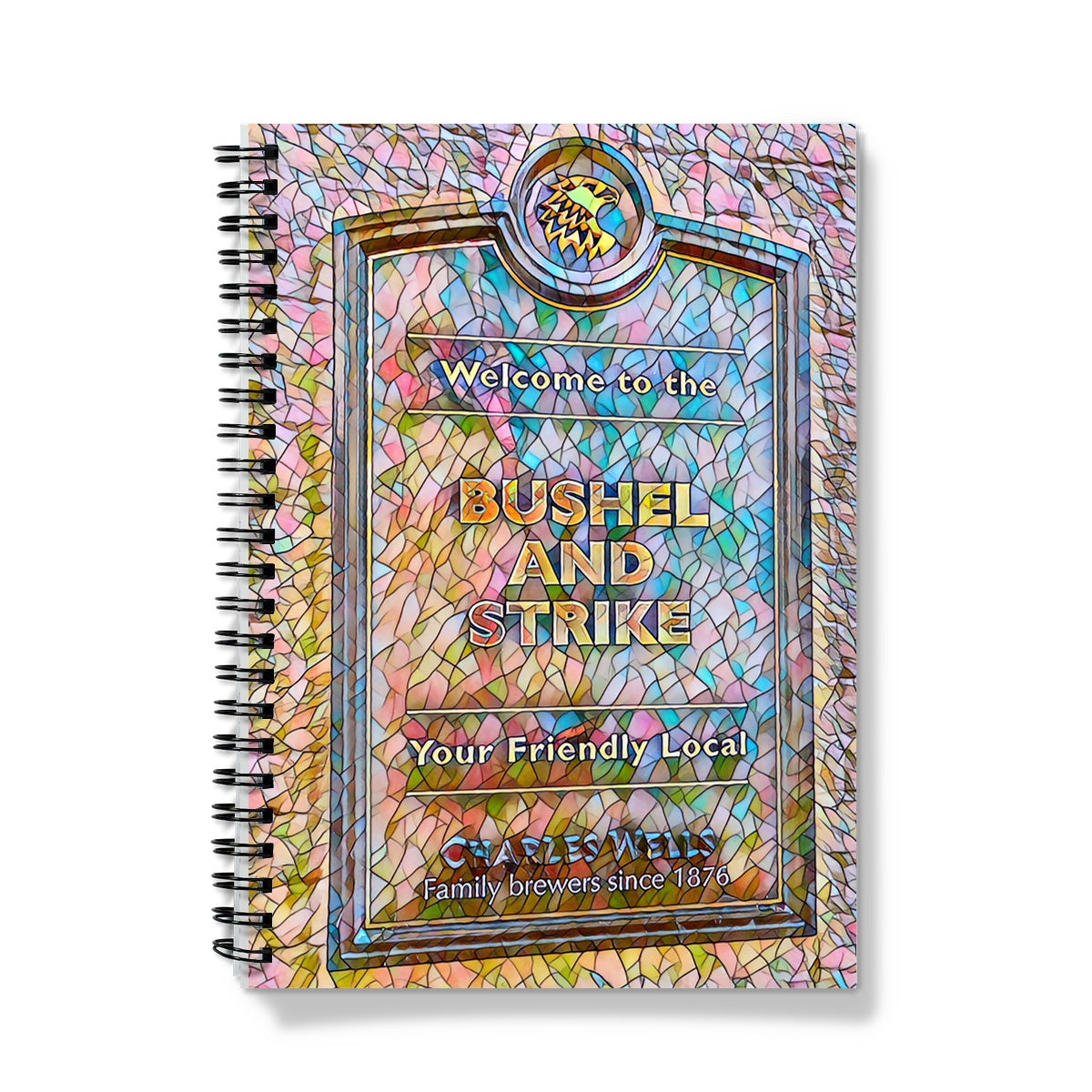 The Bushel & Strike - Mosaic Notebook