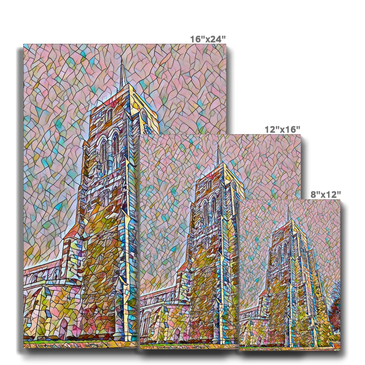 St Mary's Tower - Mosaic Canvas