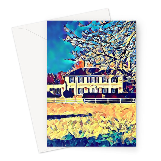 The Bury - Poly Art Greeting Card