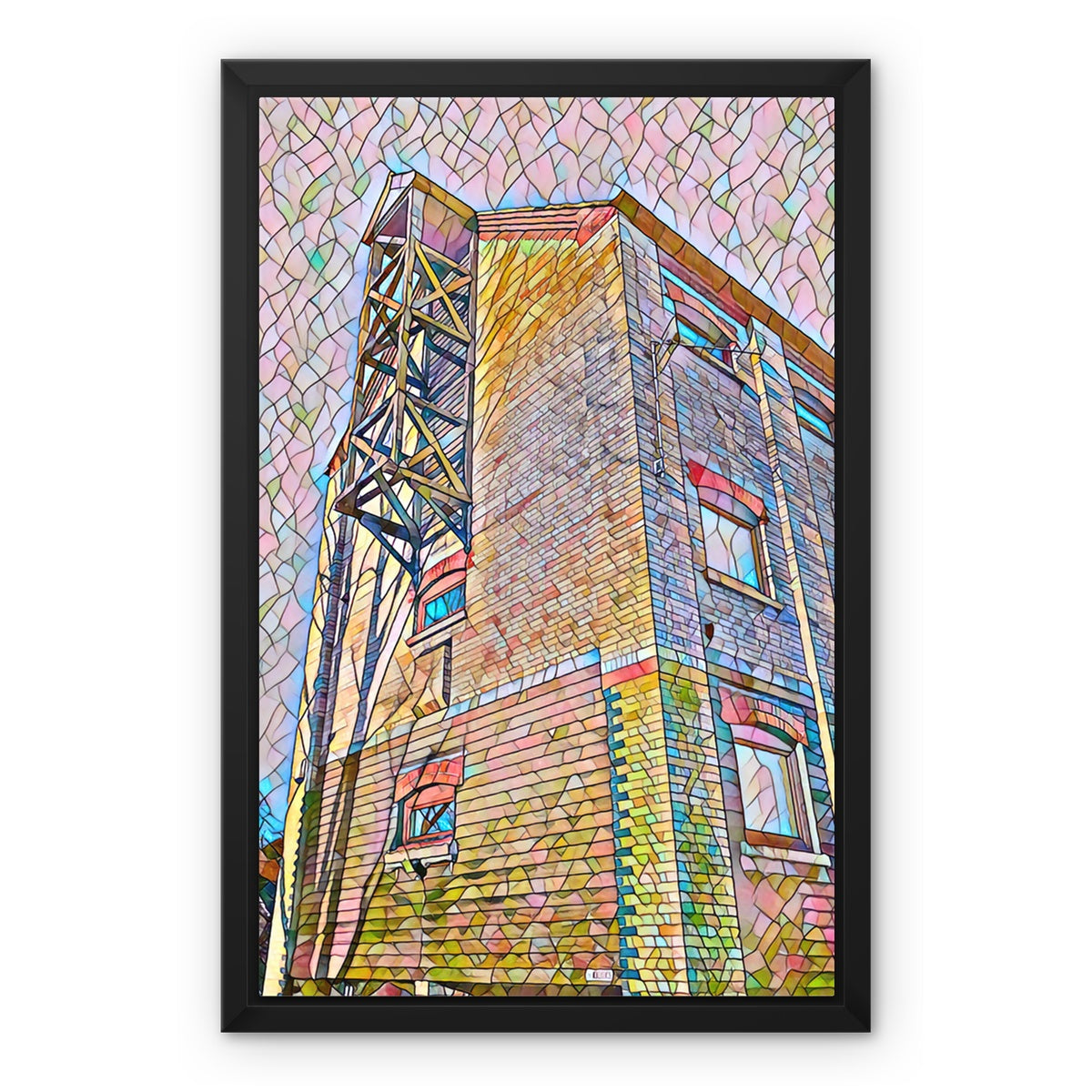 The Maltings 2 - Mosaic Framed Canvas