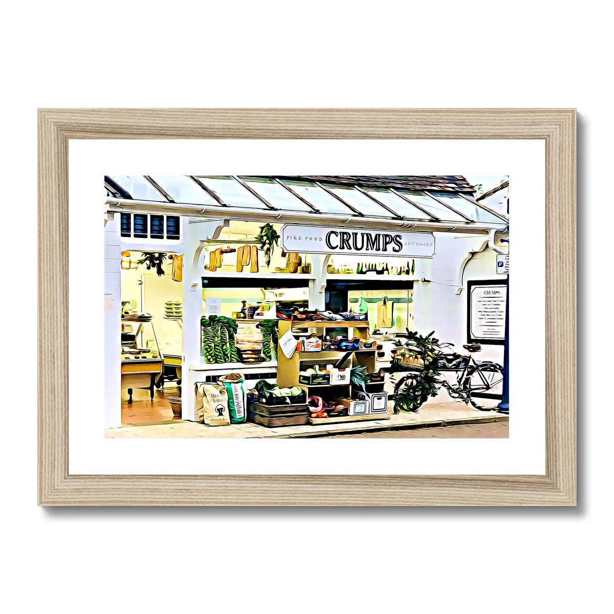 Crumps - Illustrated Framed & Mounted Print