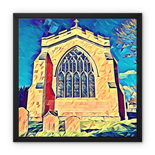 St Mary's East Face - Poly Art Framed Canvas