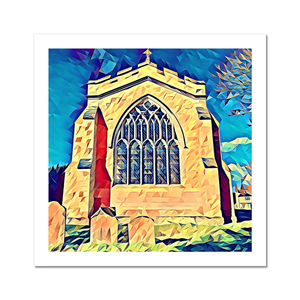 St Mary's East Face - Poly Art Fine Art Print