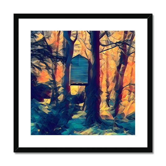 Tree House at Elbrook - Poly Art Framed & Mounted Print