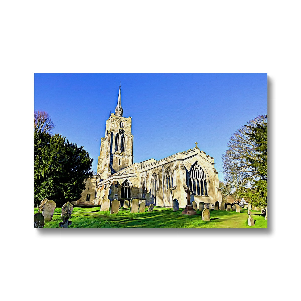 St Mary's East Face - Illustrated Canvas