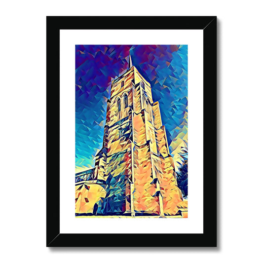 St Mary's Tower - Poly Art Framed & Mounted Print