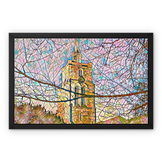 St Mary's Veiled - Mosaic Framed Canvas