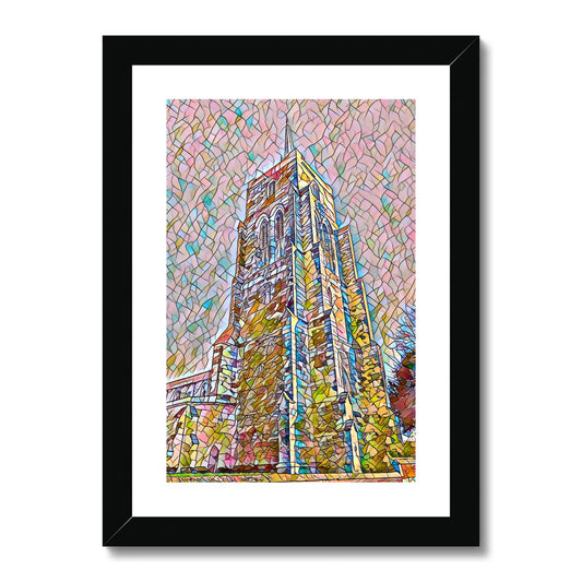 St Mary's Tower - Mosaic Framed & Mounted Print