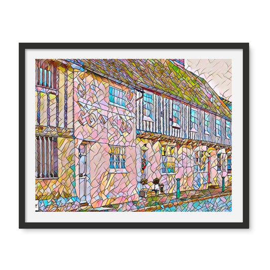 Tudor High Street - Mosaic Framed Photo Tile