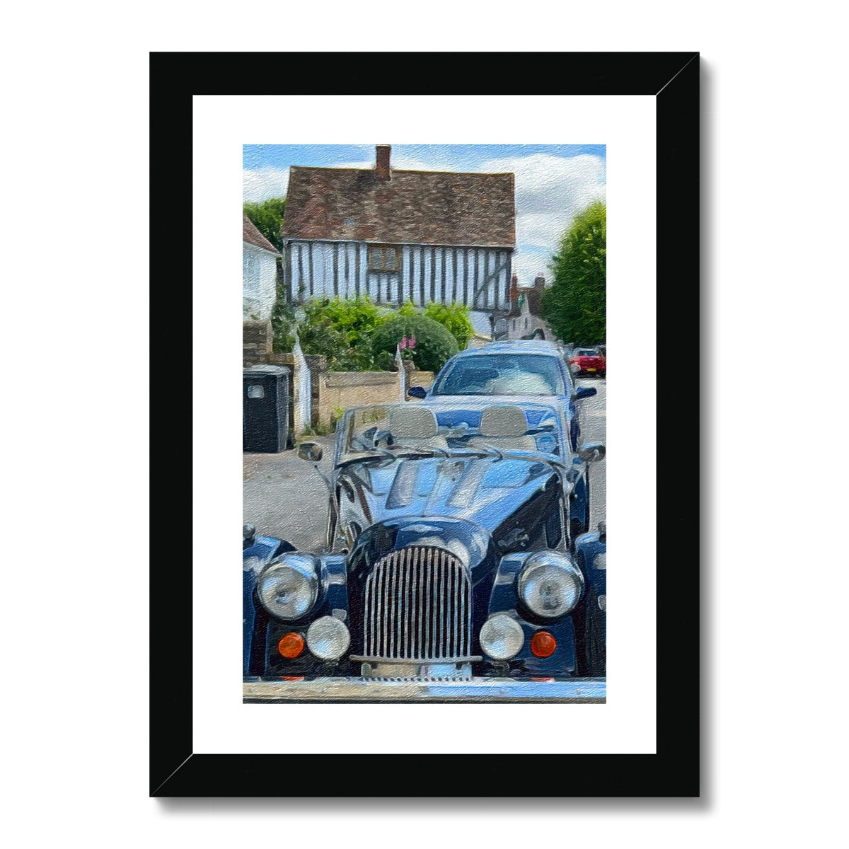 Morgan on the High Street - Oil Framed & Mounted Print