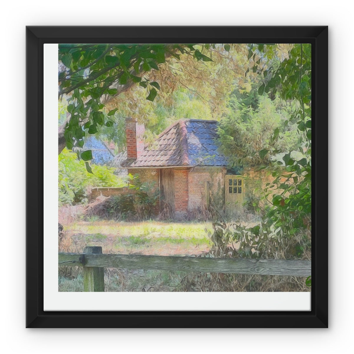 Hidden on Rolly’s Lane - Oil Framed Canvas