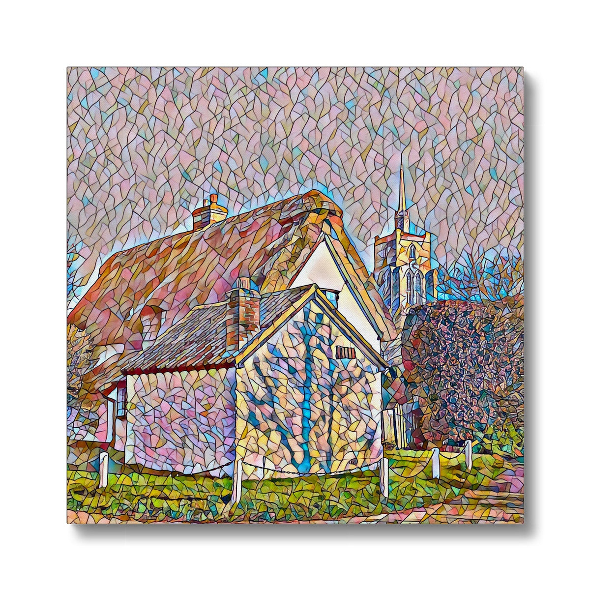 Chain Cottage - Mosaic Canvas