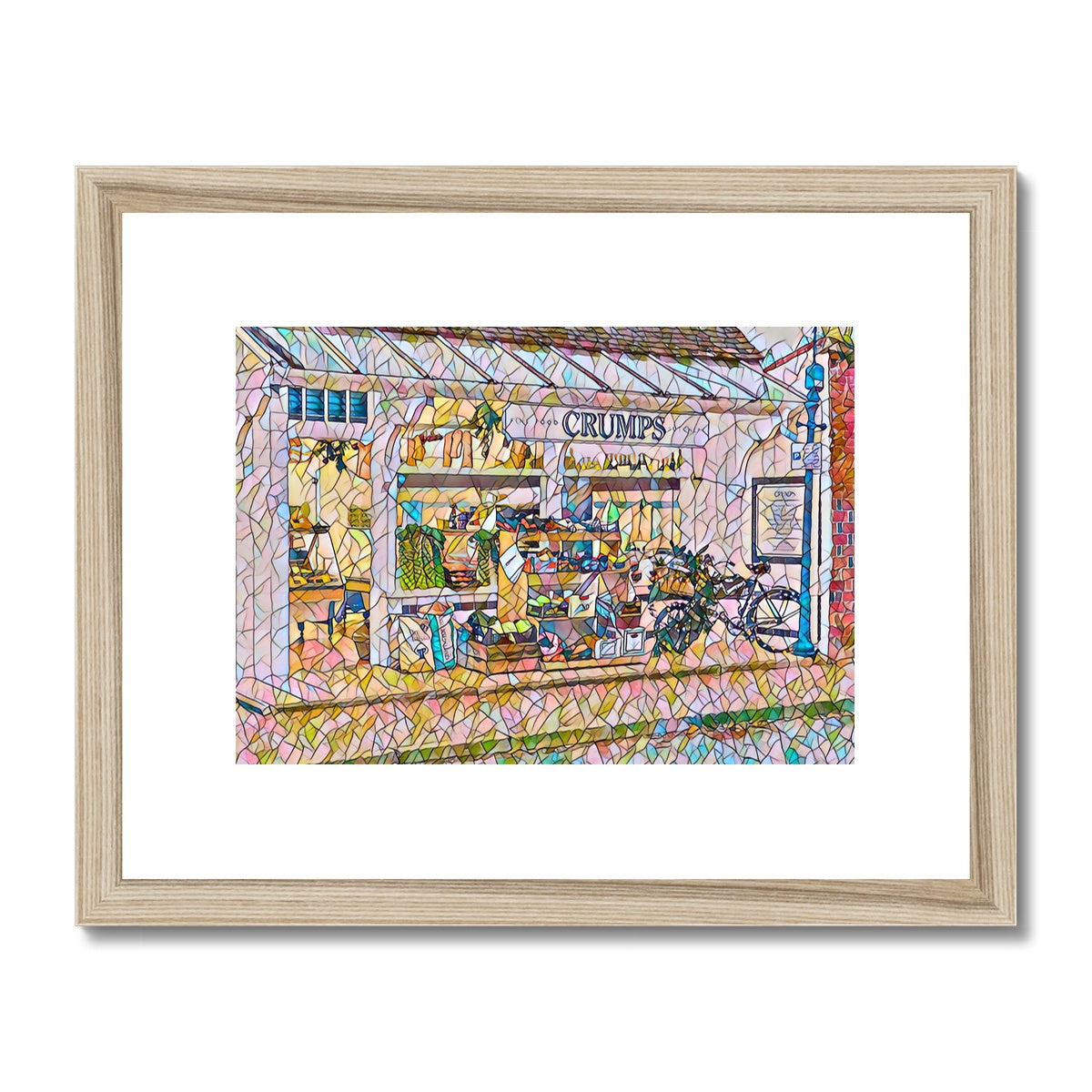 Crumps - Mosaic Framed & Mounted Print