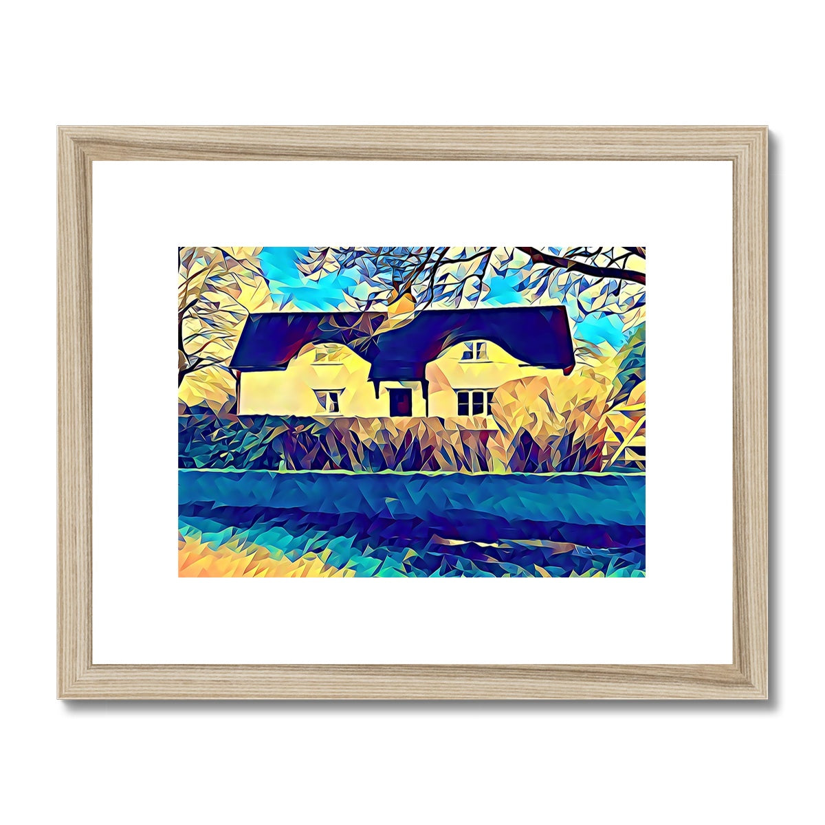 Ashwell End - Poly Art Framed & Mounted Print