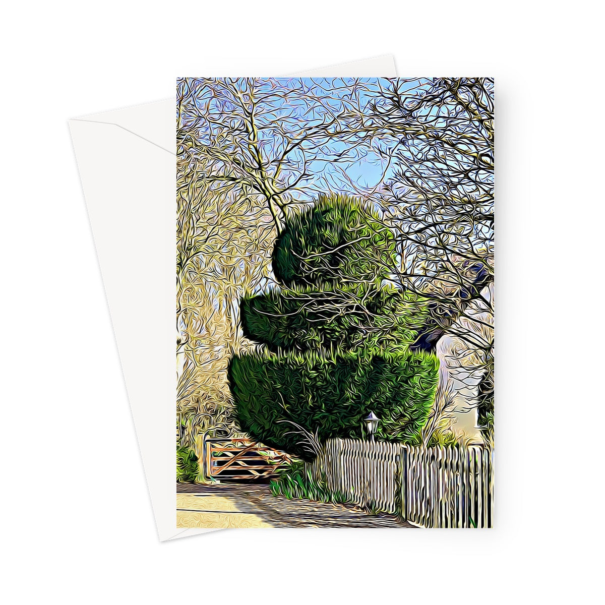 Hodwell Topiary - Illustrated Greeting Card