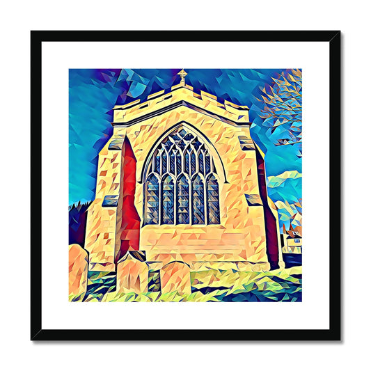 St Mary's East Face - Poly Art Framed & Mounted Print