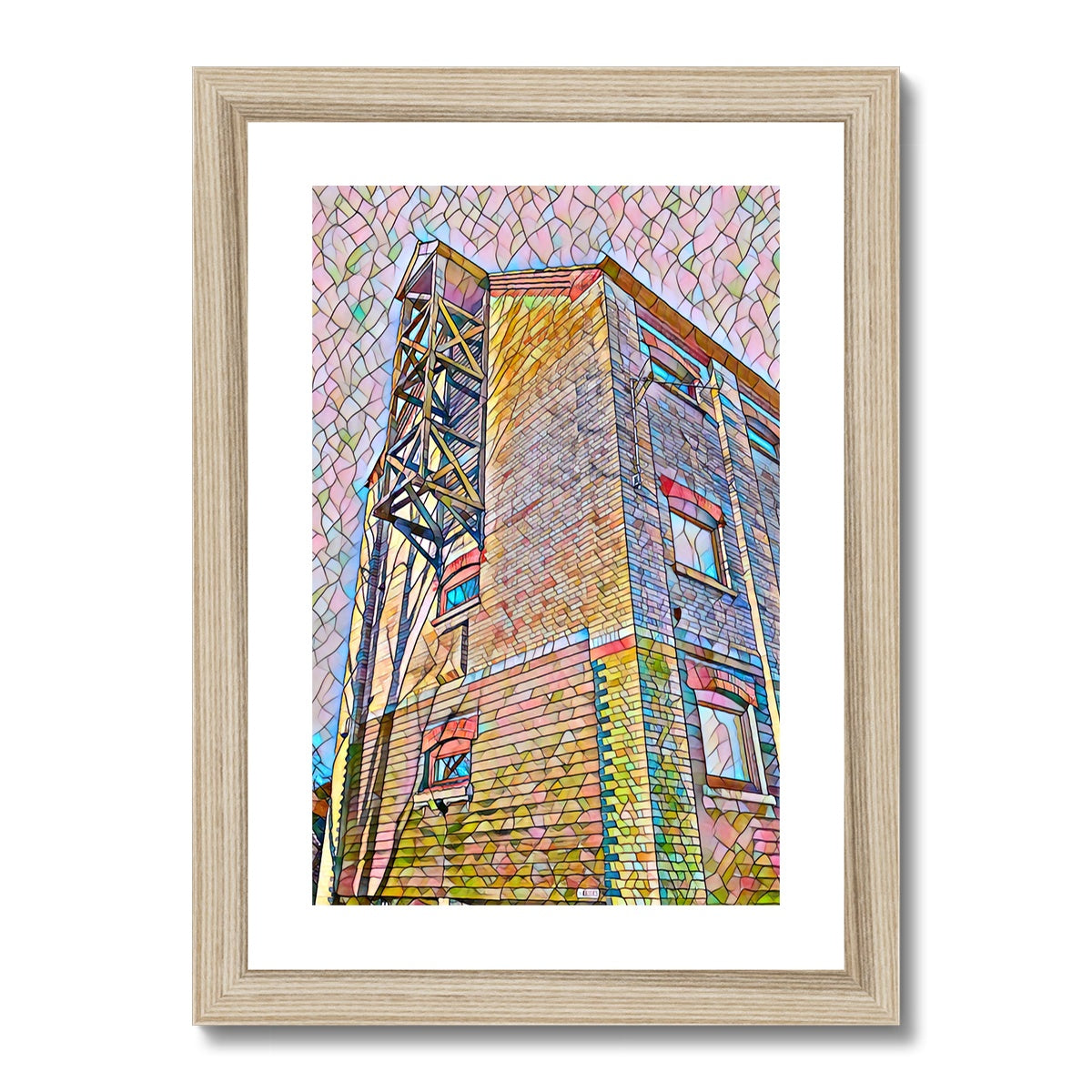 The Maltings 2 - Mosaic Framed & Mounted Print