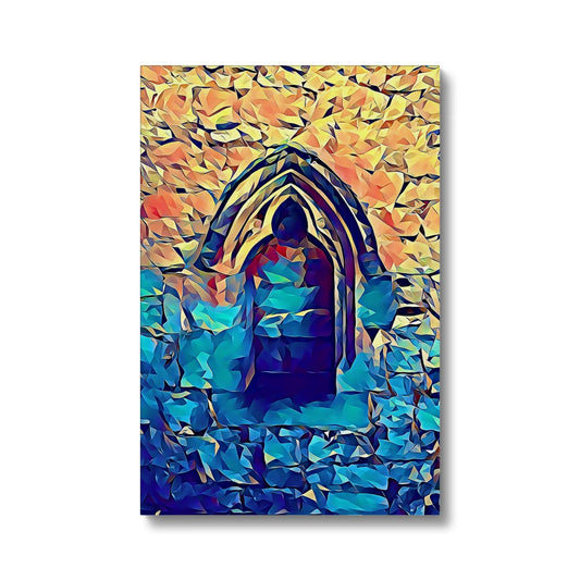 St Mary's Window Arch - Poly Art Canvas