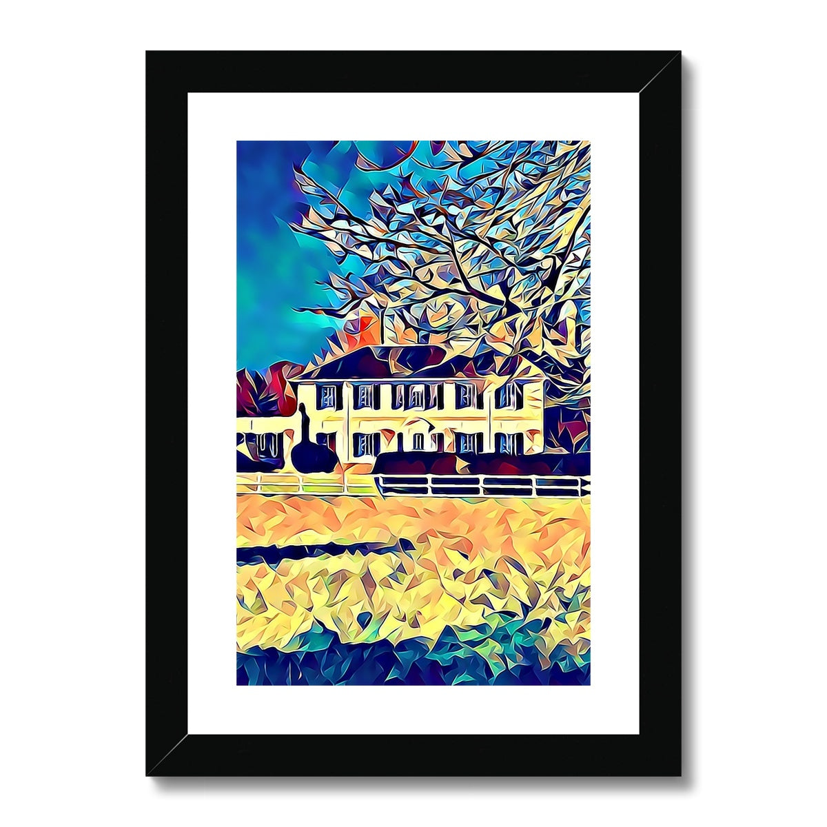 The Bury - Poly Art Framed & Mounted Print