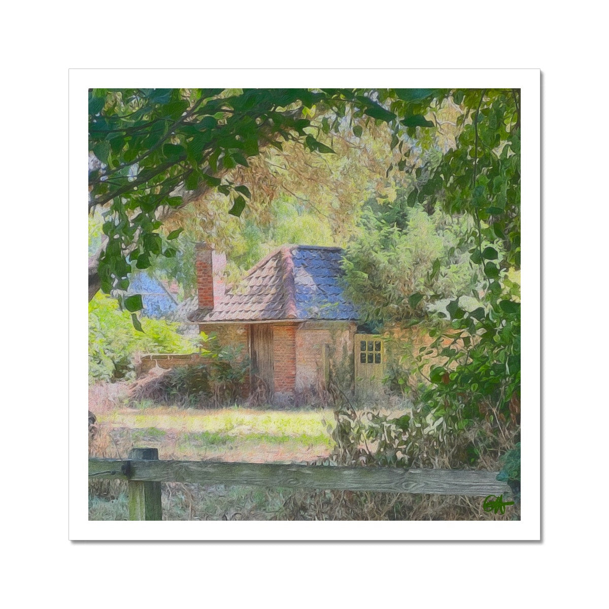 Hidden on Rolly’s Lane - Oil Fine Art Print