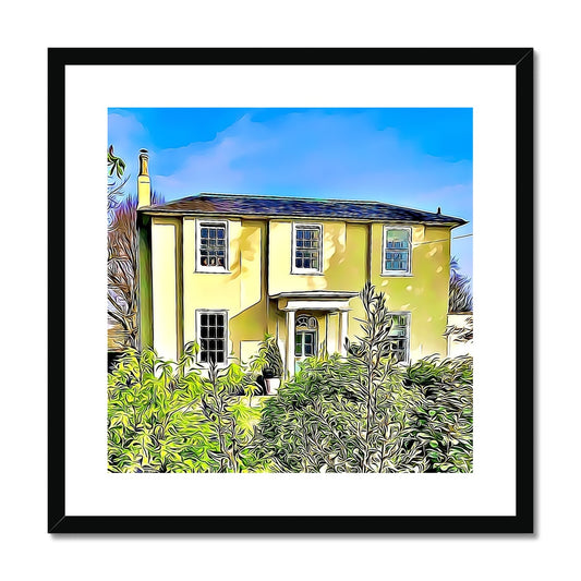 The Old Rectory - Illustrated Framed & Mounted Print