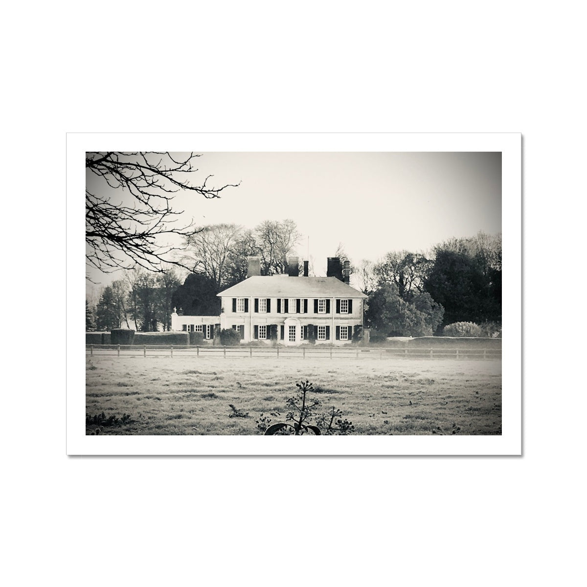 The Bury - Black & White Fine Art Print