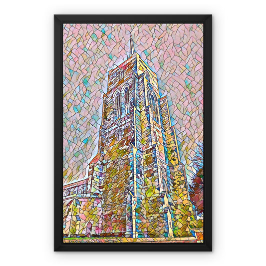 St Mary's Tower - Mosaic Framed Canvas