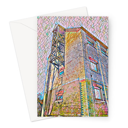 The Maltings 2 - Mosaic Greeting Card