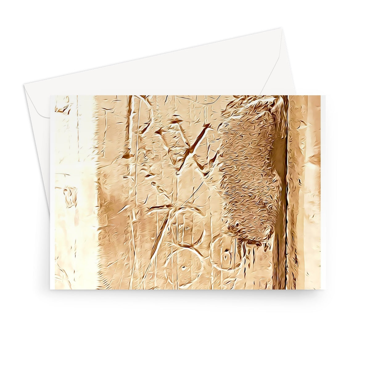 St Mary's Graffiti - Illustrated Greeting Card