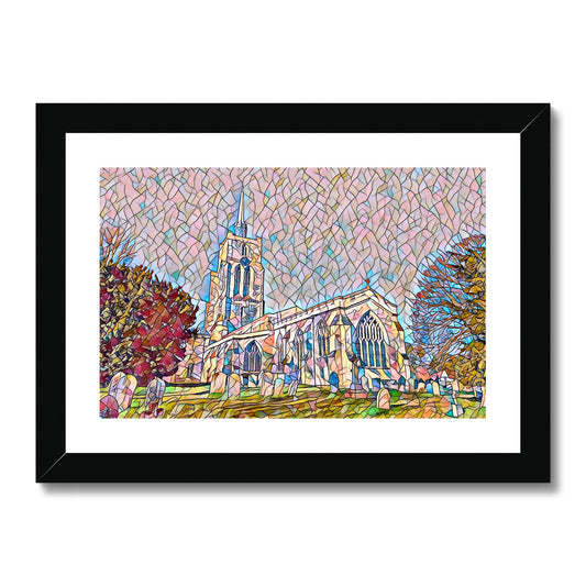 St Mary's from the East - Mosaic Framed & Mounted Print