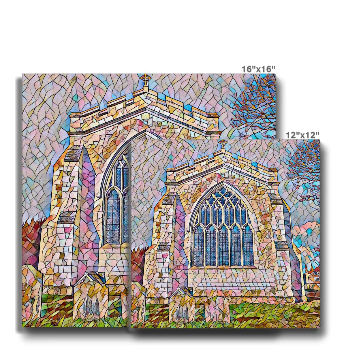 St Mary's East Face - Mosaic Canvas