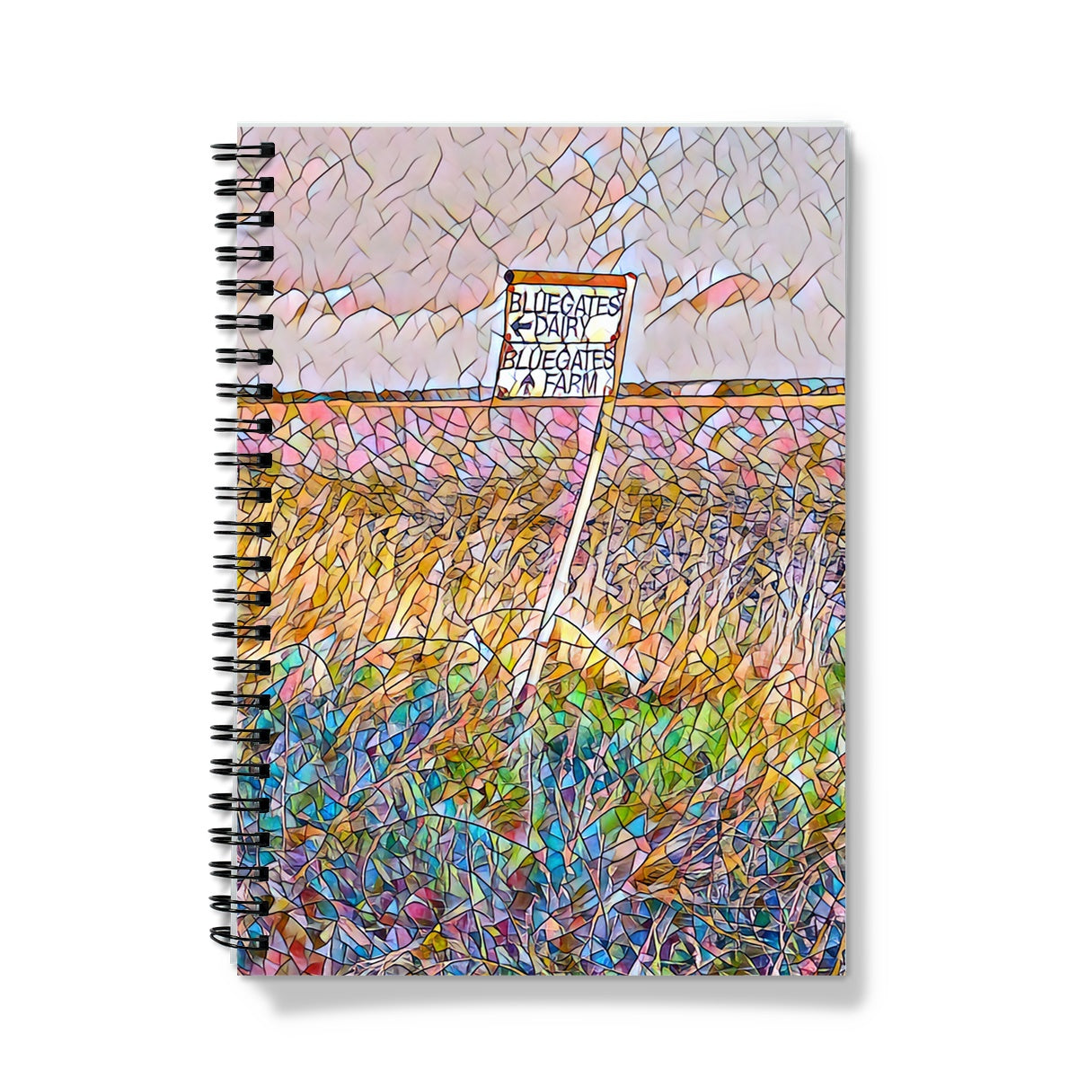 To Bluegates! - Mosaic Notebook