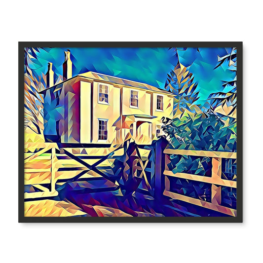 The Old Rectory - Poly Art Framed Photo Tile