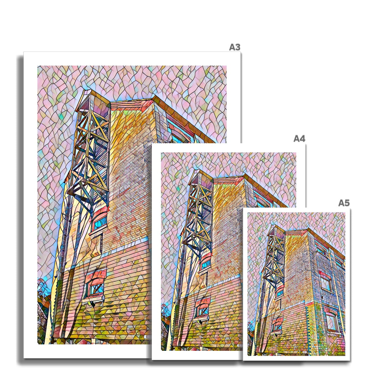 The Maltings 2 - Mosaic Fine Art Print