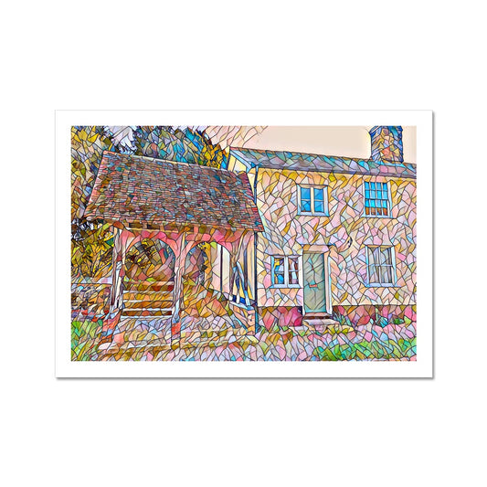 The Lychgate - Mosaic Fine Art Print