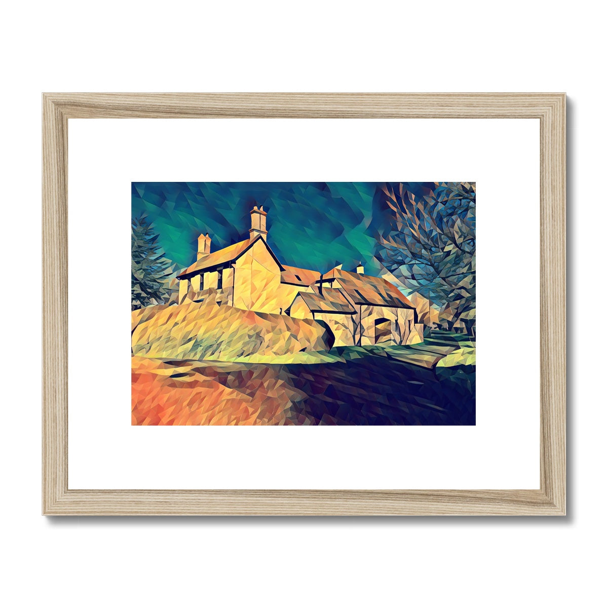 The Grange - Poly Art  Framed & Mounted Print