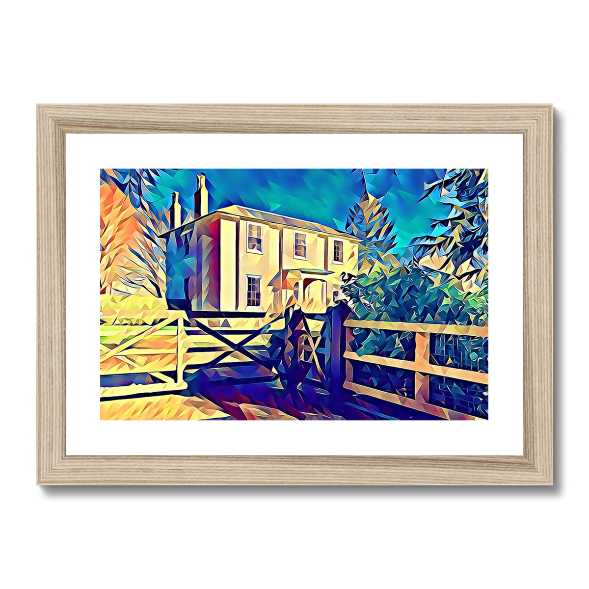 The Old Rectory - Poly Art Framed & Mounted Print