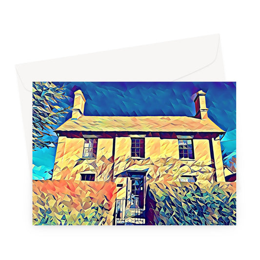 The Grange (Front) - Poly Art Greeting Card