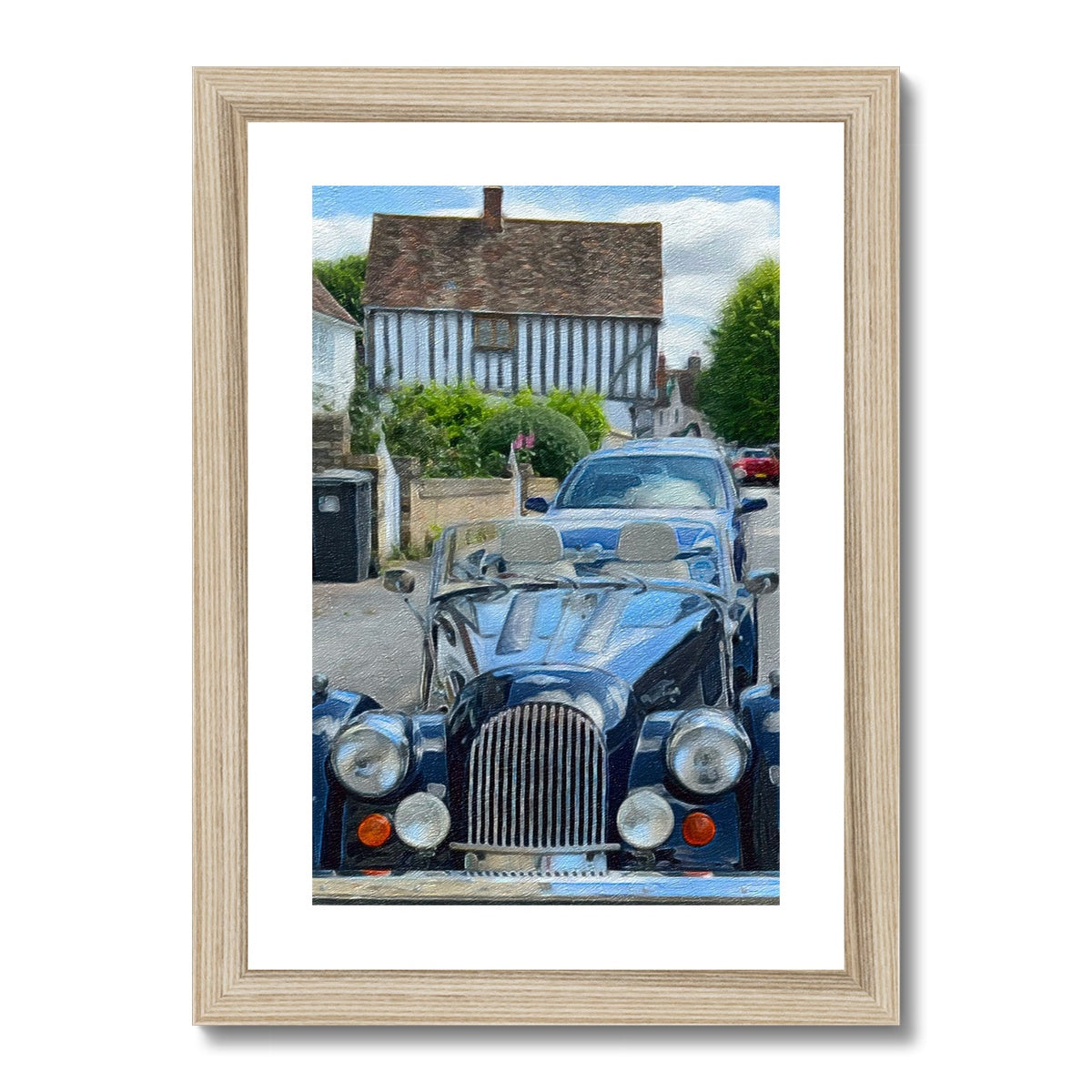 Morgan on the High Street - Oil Framed & Mounted Print